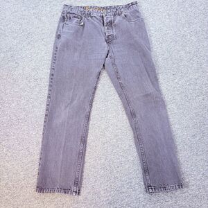 Boden Womens Straight Leg Jeans Gray Black Faded Wash EU 36R US 6